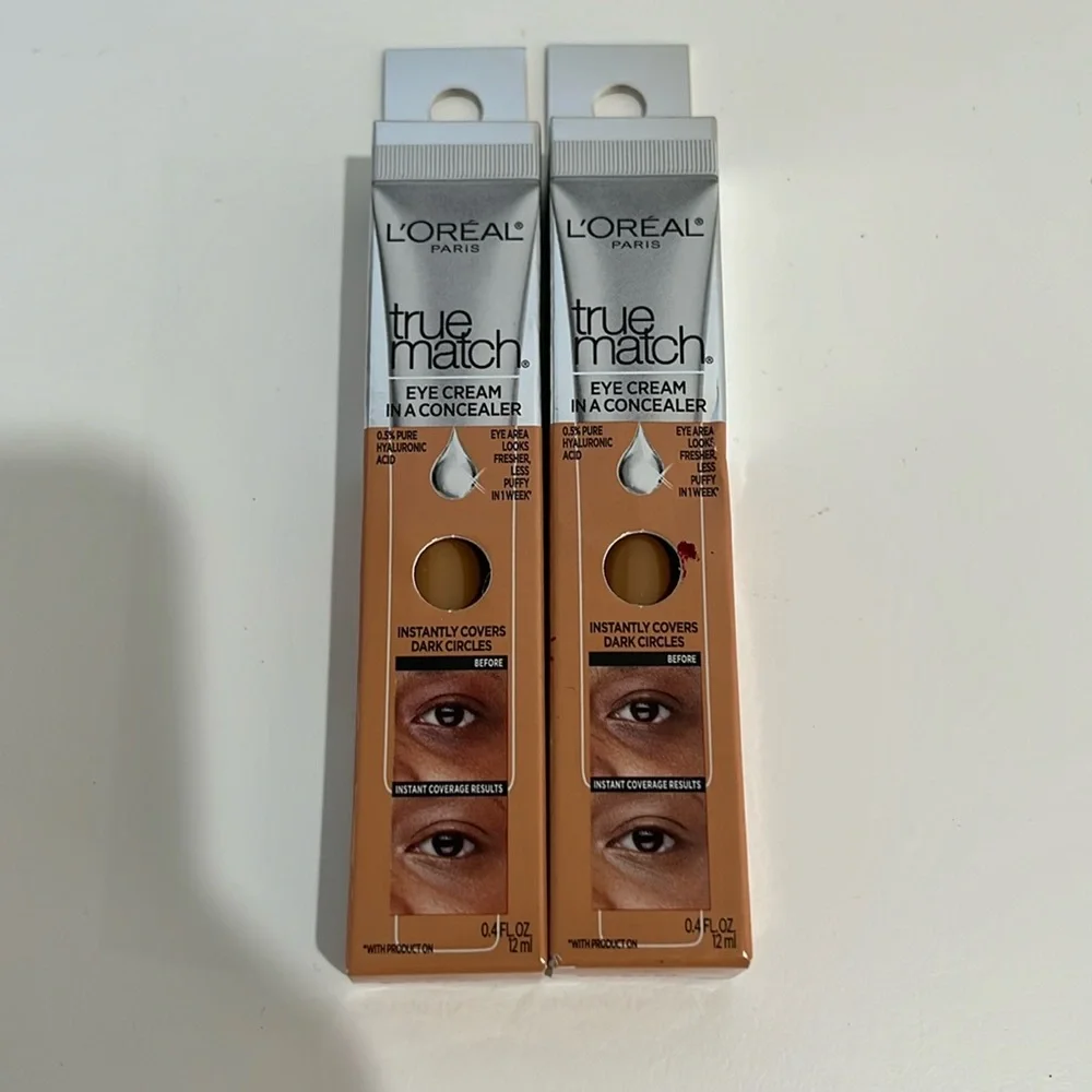 NWT L’oreal True Match Eye Cream in a Concealer- C7-8 Dark‎